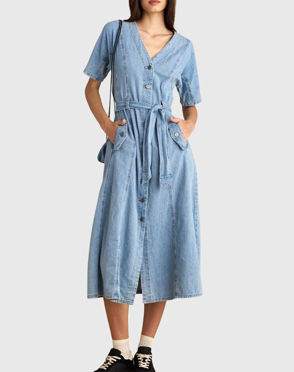 ATTRATTIVO ΦΟΡΕΜΑ&ΖΩΝΗ&ΤΣΑΝΤΑ 9922952-LBLUE DenimLightBlue