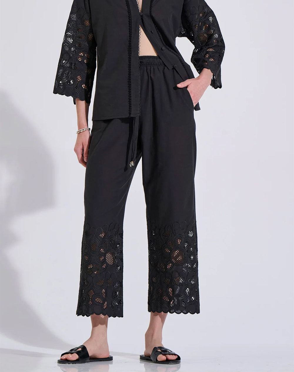 Bill Cost Παντελόνι 10-350539-0-Μαύρο Black Γυναικεία ρούχα παντελόνια Υφασματινα Politikos Shop Πολιτικός
