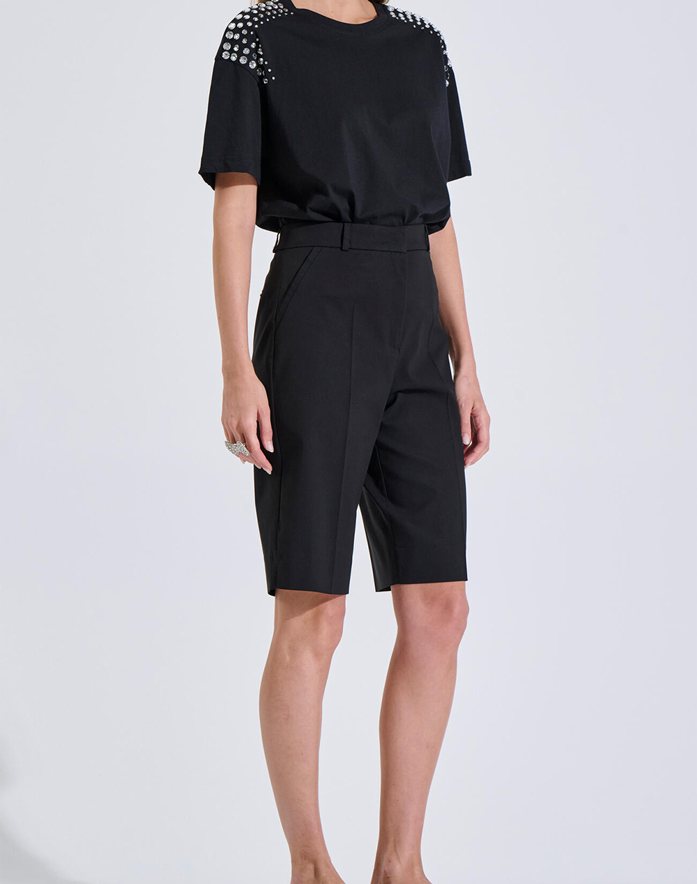 Bill Cost Βερμουδα 10-060841-0-Μαύρο Black Γυναικεία ρούχα Σορτς Βερμουδες Politikos Shop Πολιτικός