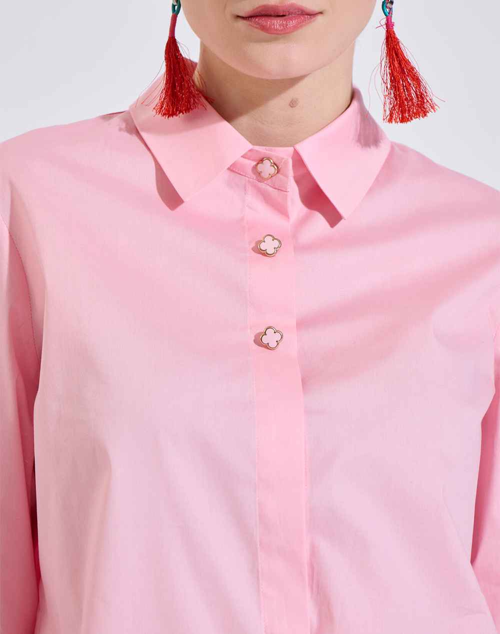 Bill Cost Πουκαμισο 10-180348-0-Ροζ Pink Γυναικεία ρούχα πουκάμισα Politikos Shop Πολιτικός