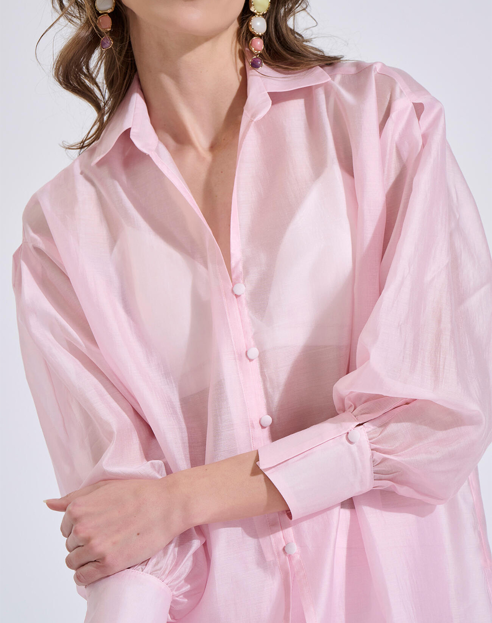 Bill Cost Πουκαμισο 10-150319-0-Ροζ Pink Γυναικεία ρούχα πουκάμισα Politikos Shop Πολιτικός