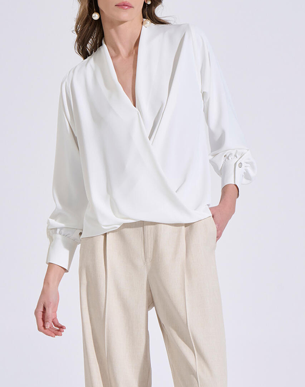 BILL COST BILL COST ΜΠΛΟΥΖΑ 10-031083-0-ΛΕΥΚΟ OffWhite