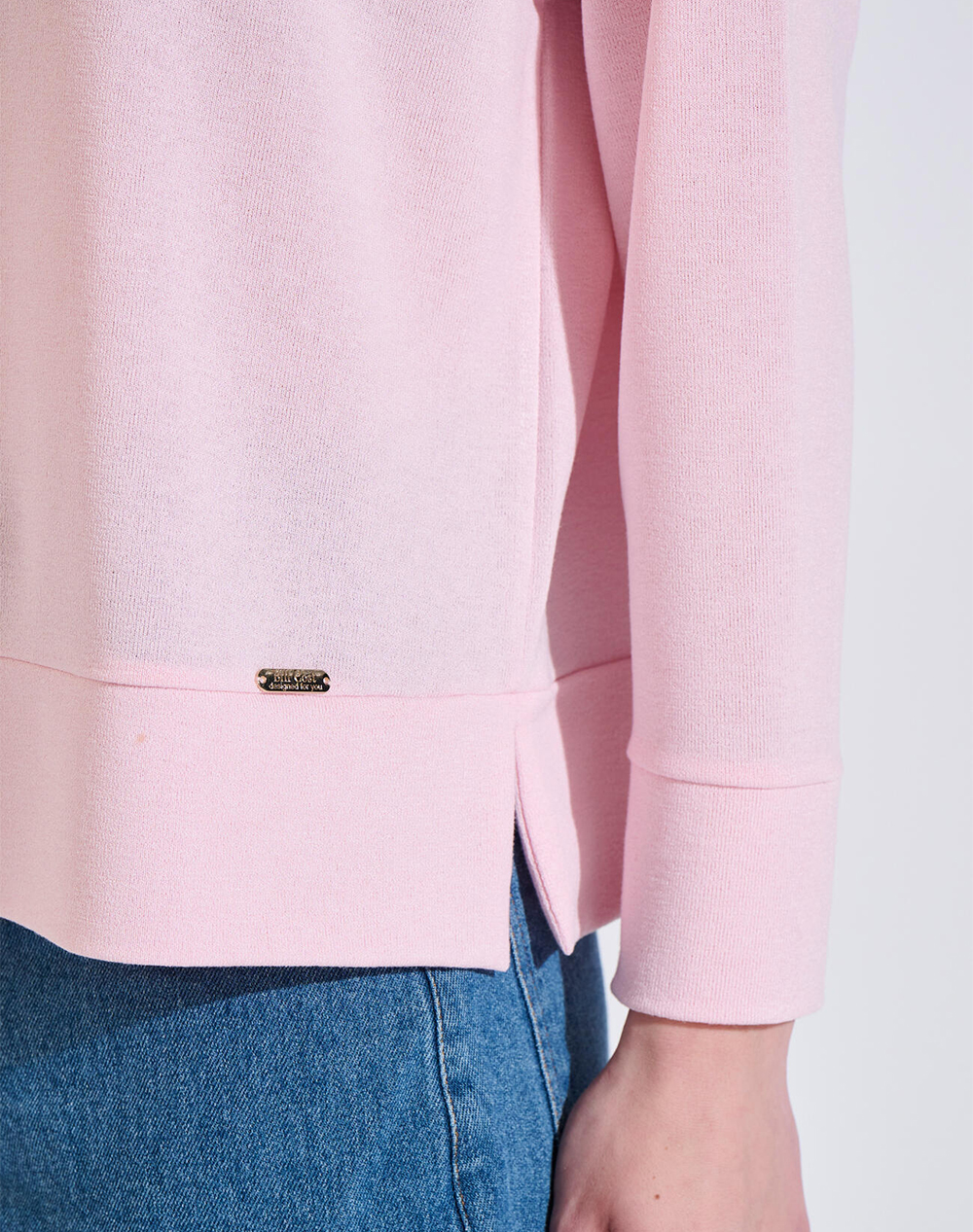 Bill Cost Μπλούζα 10-130260-0-Ροζ Pink Γυναικεία ρούχα μπλούζες Πλεκτά Politikos Shop Πολιτικός