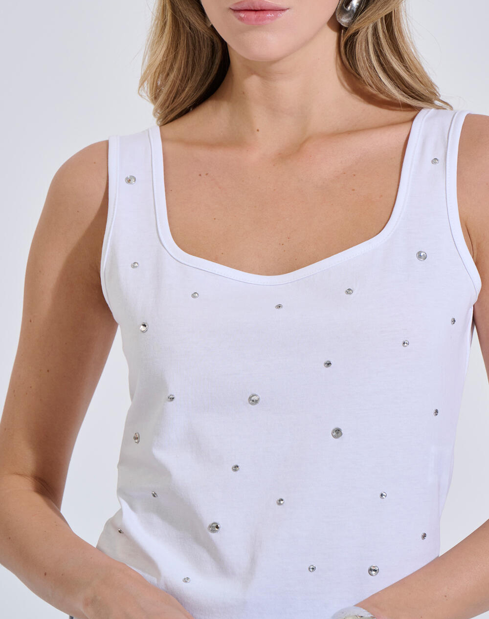 Bill Cost Μπλούζα 10-120712-0-Λευκο White Γυναικεία ρούχα μπλούζες Τοπ Κορμακια Politikos Shop Πολιτικός