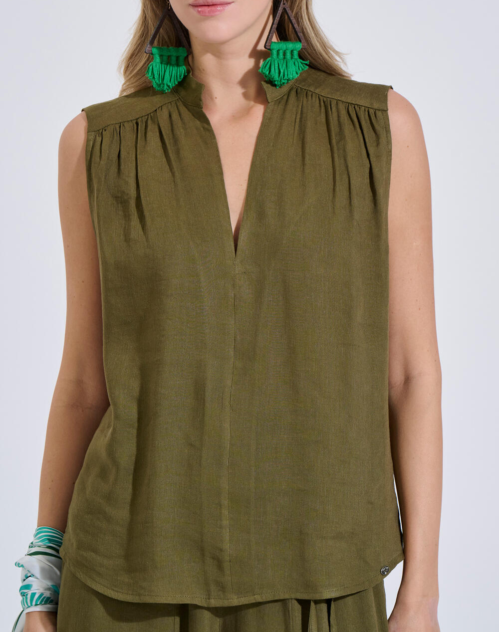 BILL COST ΜΠΛΟΥΖΑ 10-280576-0-ΛΑΔΙ Olive