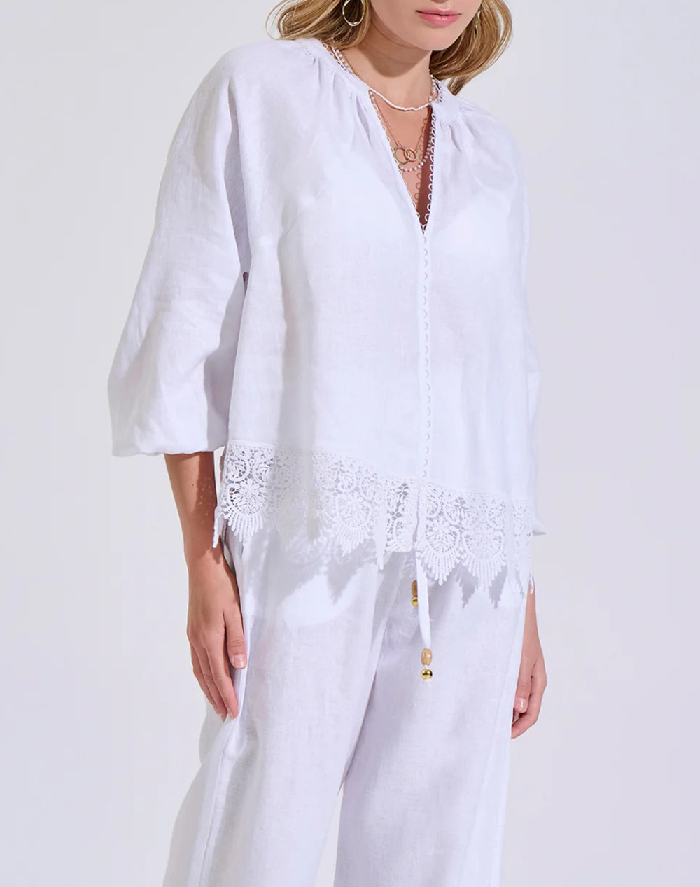 Bill Cost Μπλούζα 10-280585-0-Λευκο White Γυναικεία ρούχα μπλούζες Τοπ Κορμακια Politikos Shop Πολιτικός