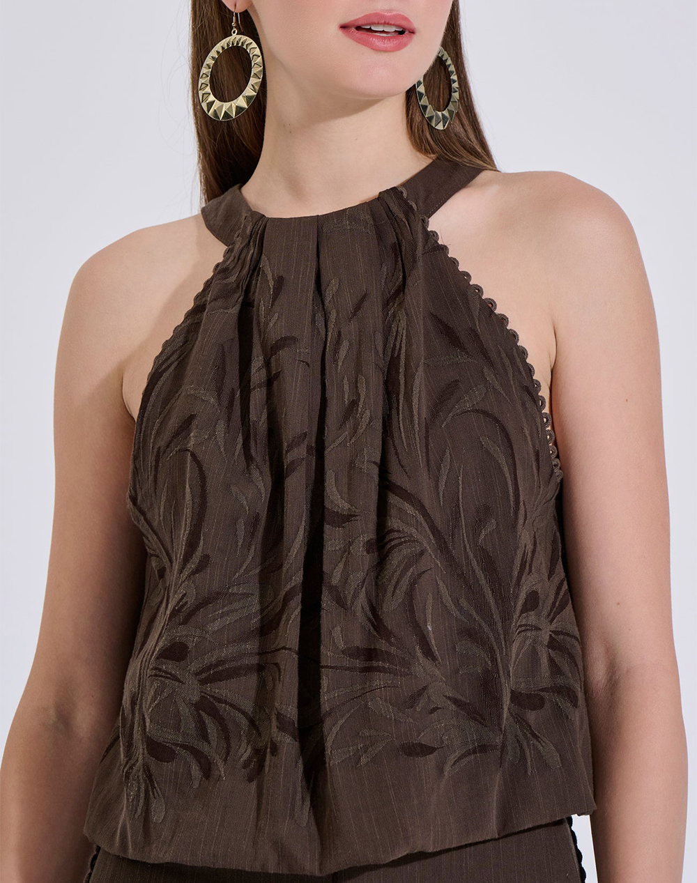 BILL COST ΜΠΛΟΥΖΑ 10-350535-0-ΚΑΦΕ Brown