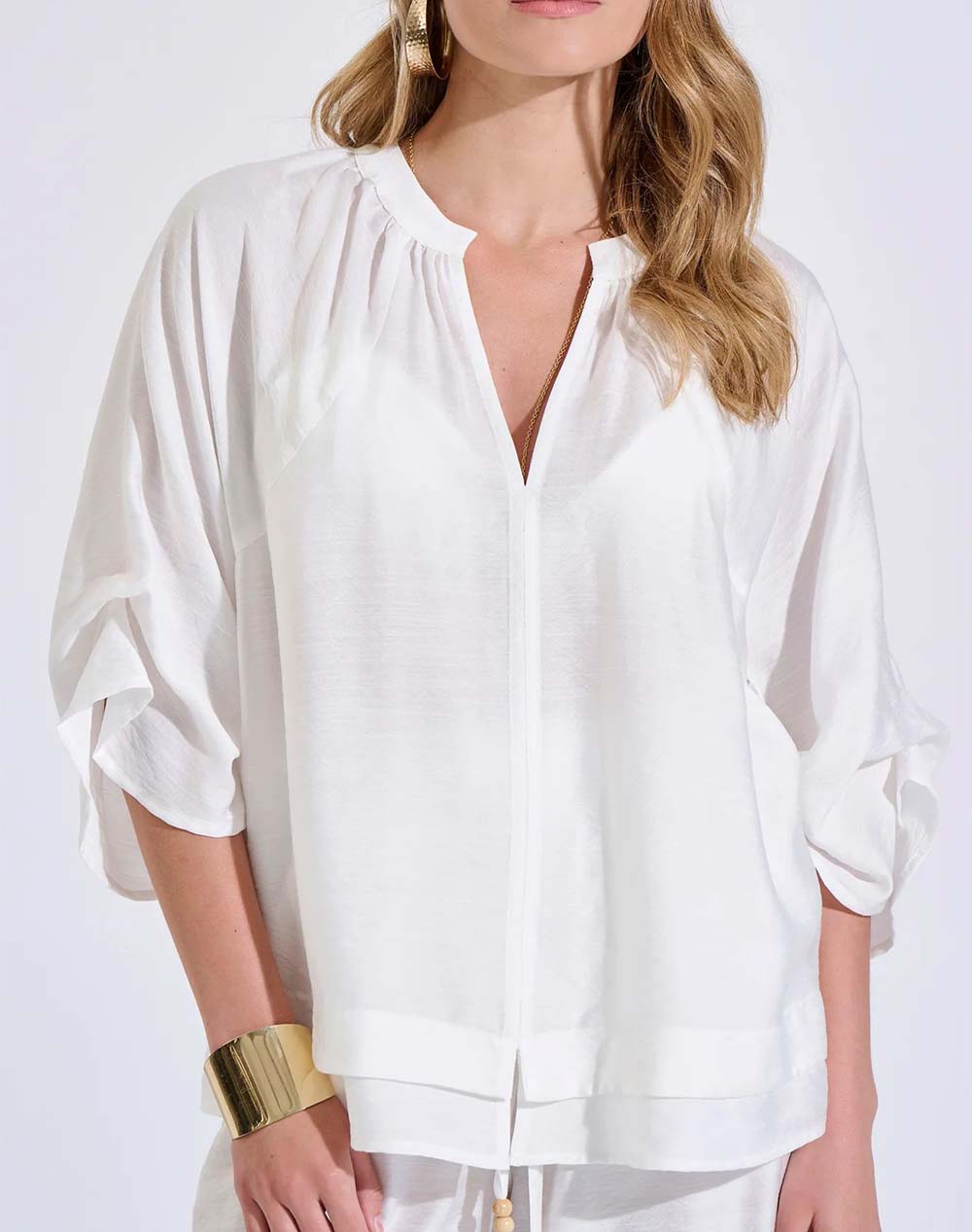 BILL COST ΜΠΛΟΥΖΑ 10-350540-1-ΛΕΥΚΟ White