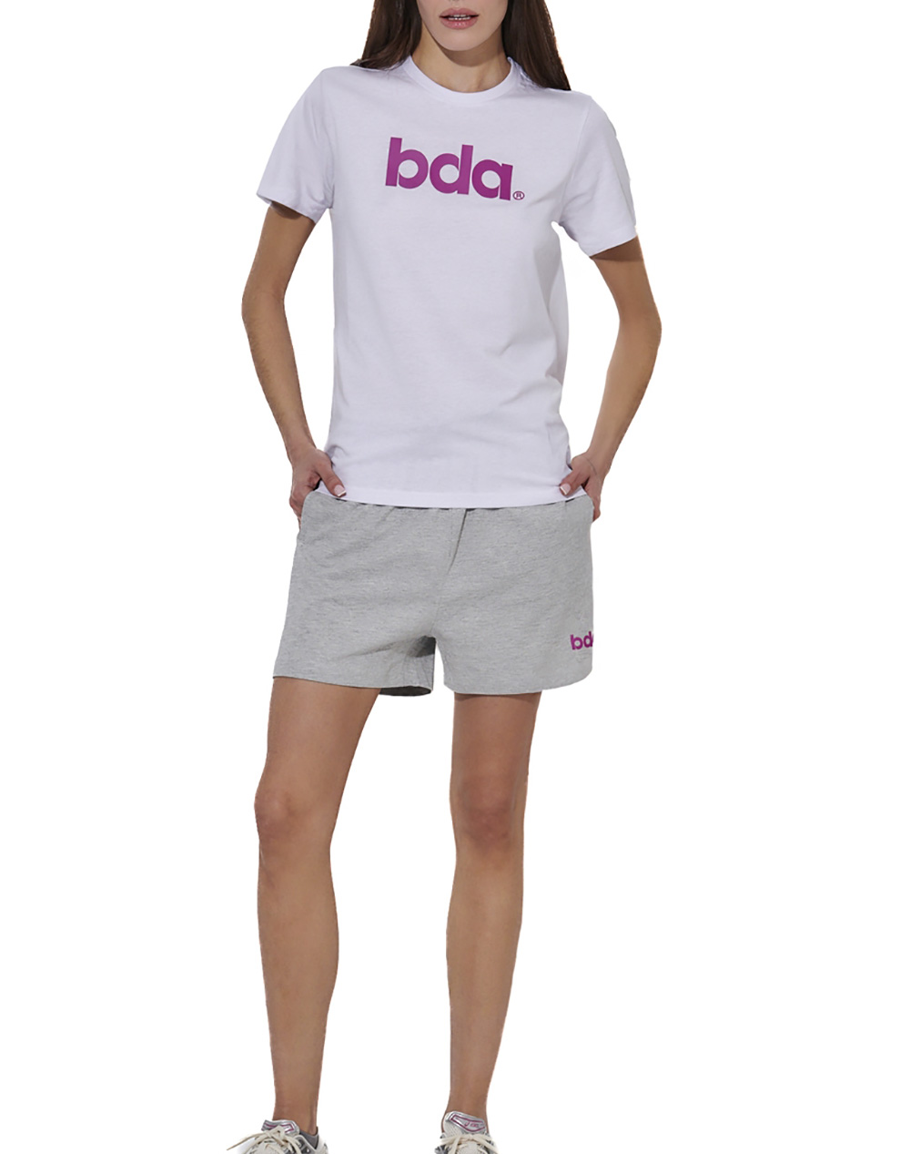 Body Action Women&Apos S Essentials Jersey Shorts 031616-01-Light Melange Grey Lightgray Γυναικεία αθλητικά ρούχα Σορτς Βερμουδα Politikos Shop 