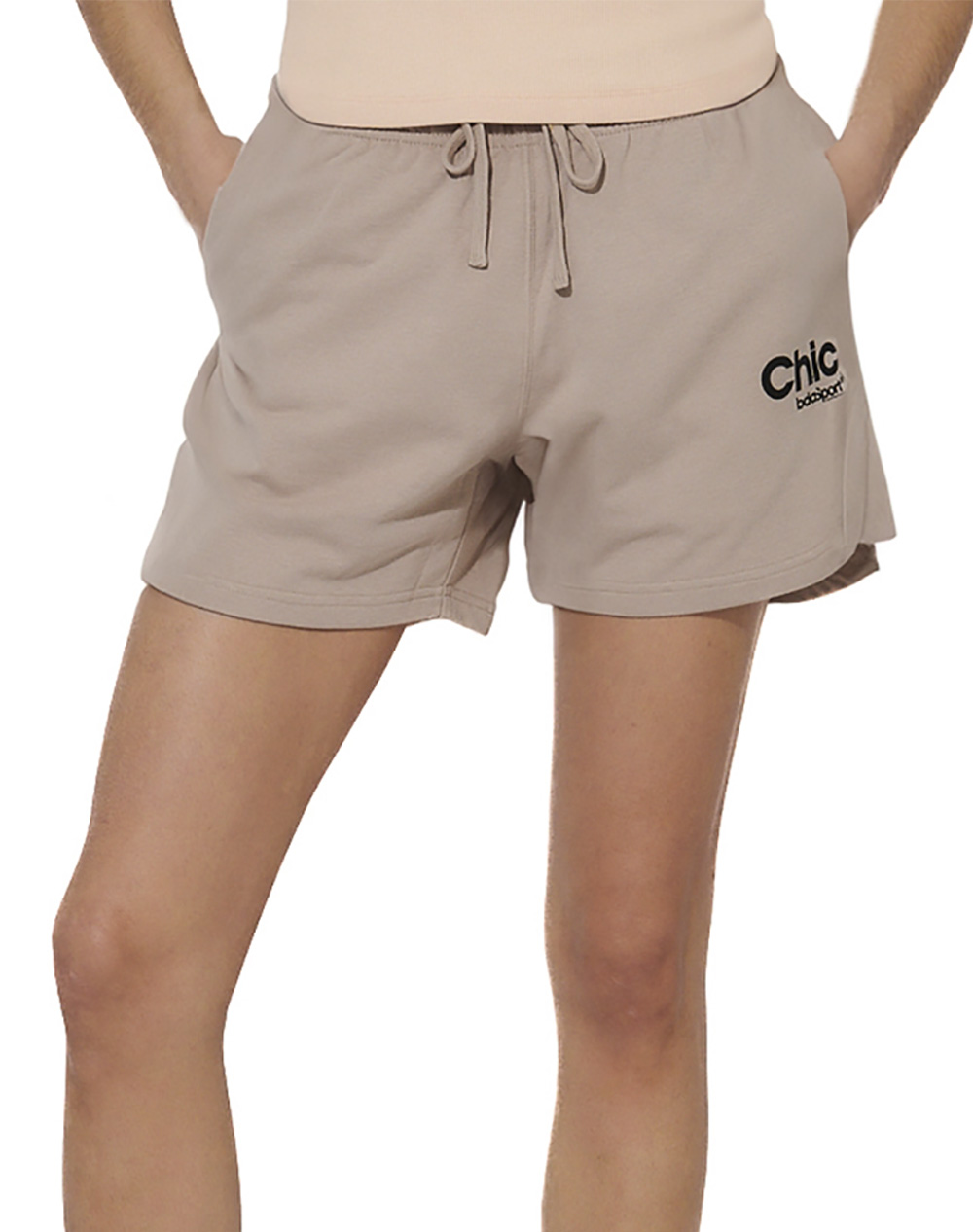 BODY ACTION WOMEN''S SPORTSWEAR SHORTS 031620-01-TAUPE GREY Mixed