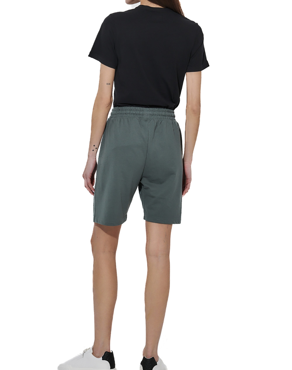 BODY ACTION WOMEN''S ESSENTIALS FRENCH TERRY SHORTS 031615-01-Balsam Green DarkGreen φωτογραφία