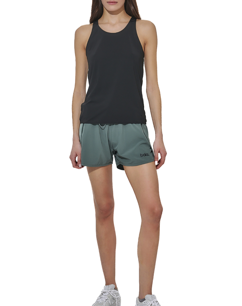 Body Action Women&Apos S 2- In-1 Sports Shorts 031618-01-Balsam Green Γυναικεία αθλητικά ρούχα Σορτς Βερμουδα Politikos Shop Πολιτικός