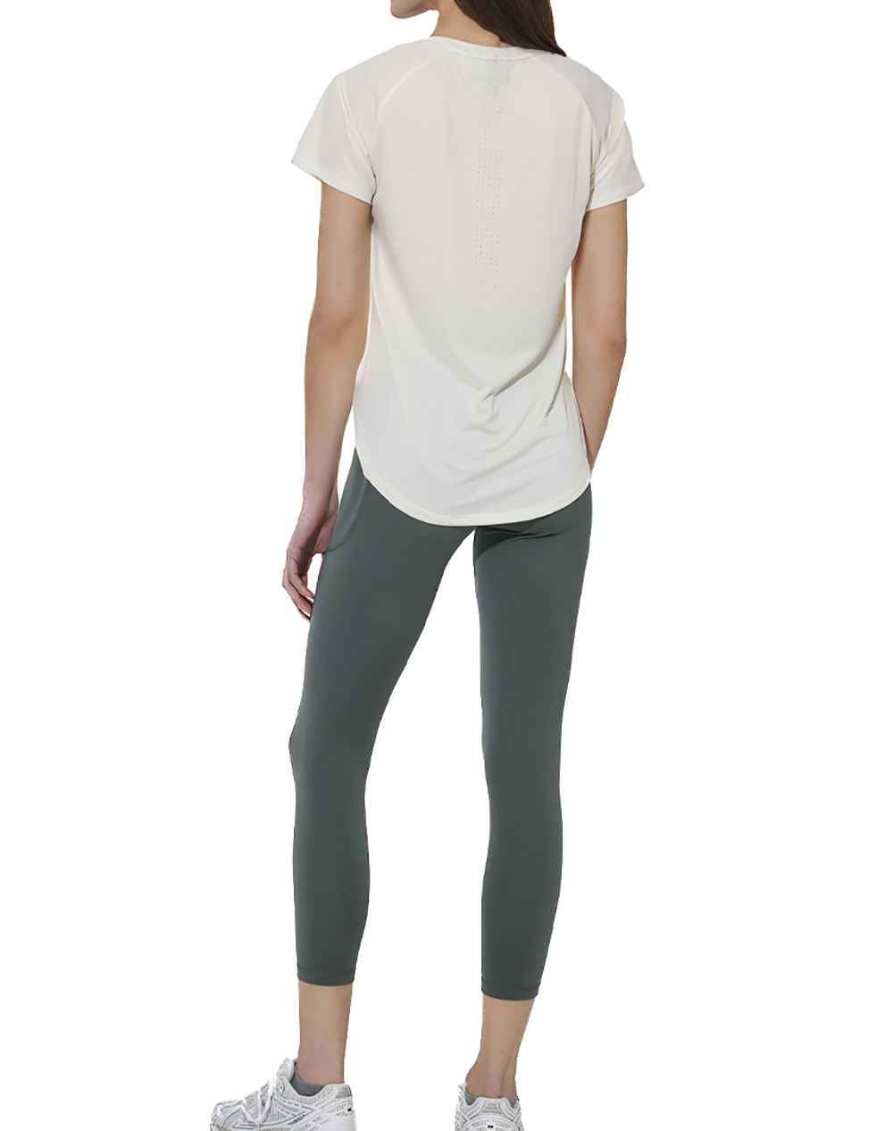 BODY ACTION WOMEN''S 7/8 LENGTH TIGHTS 011621-01-Balsam Green Green φωτογραφία
