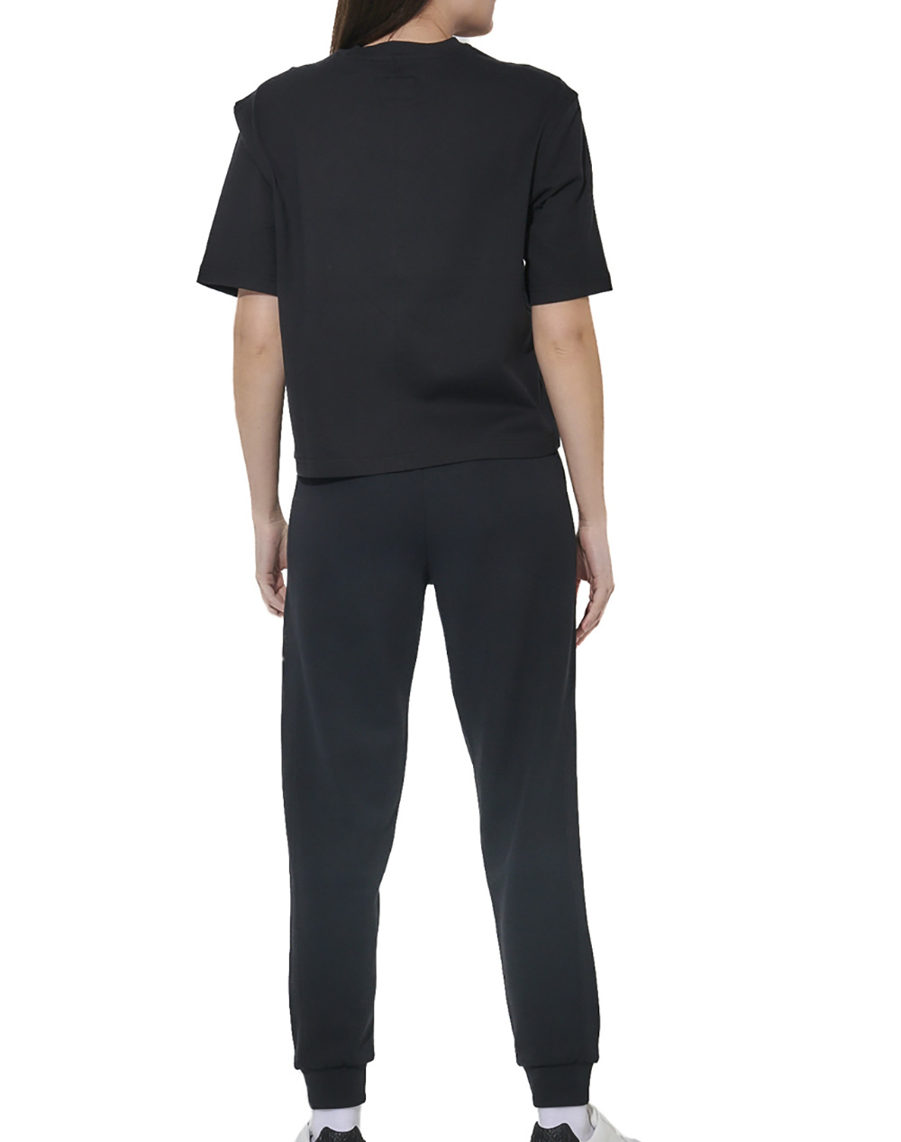 BODY ACTION BODY ACTION WOMEN''S RELAXED FIT MERCERISED T-SHIRT 051624-01-BLACK Black - 2
