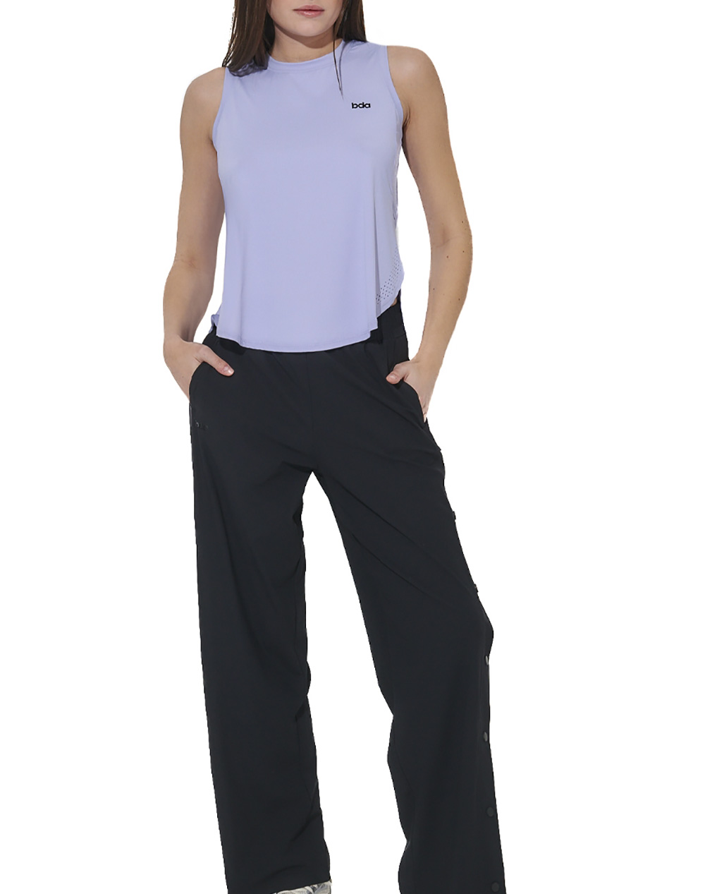 Body Action Women&Apos S Loose Breathable Sleeveless Yoga Top 041620-01-Violet Blue Blueviolet Γυναικεία ρούχα μπλούζες Τ-Shirt Politikos Shop 