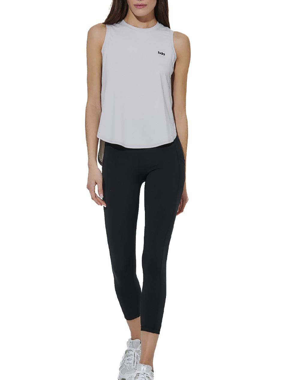 Body Action Women&Apos S Loose Breathable Sleeveless Yoga Top 041620-01-Light Grey Lightgray Γυναικεία ρούχα μπλούζες Τ-Shirt Politikos Shop Πολιτικός