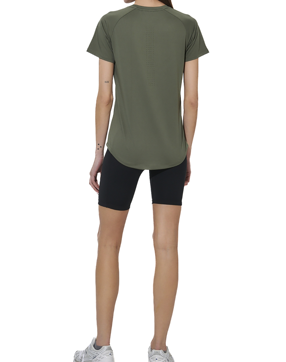 BODY ACTION BODY ACTION WOMEN''S TRAINING T-SHIRT 051621-01-KHAKI GREEN Khaki - 2