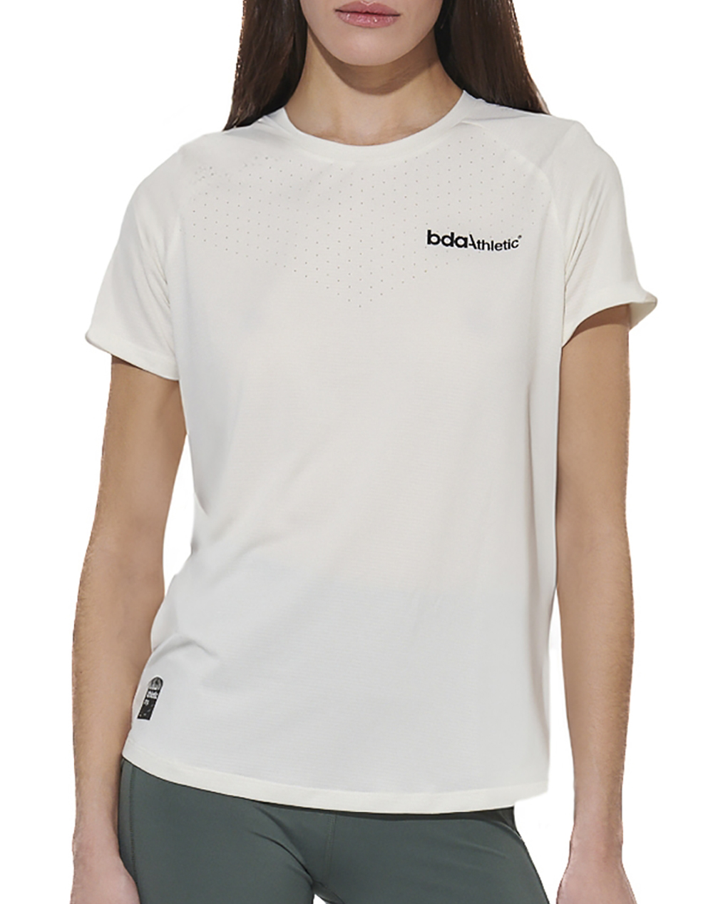 BODY ACTION WOMEN''S TRAINING T-SHIRT 051621-01-STAR WHITE White