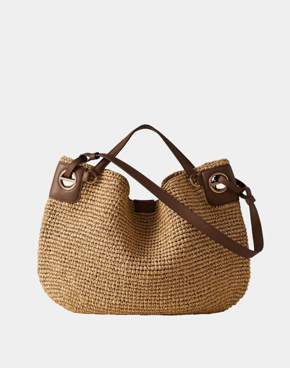 BORBONESE BORBONESE HANDBAG PP(T)LEATHER ITAL.ORIGIN P2691010194-0187-330 Tan φωτογραφία