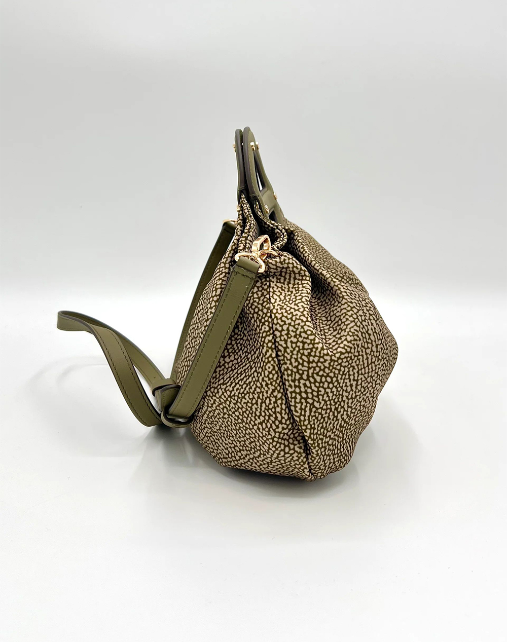 BORBONESE BORBONESE BORBONESE HANDBAG PL(L)PL(T)LEATHER ITAL.ORIGIN P2691010210-AH1-N41 Olive - 2