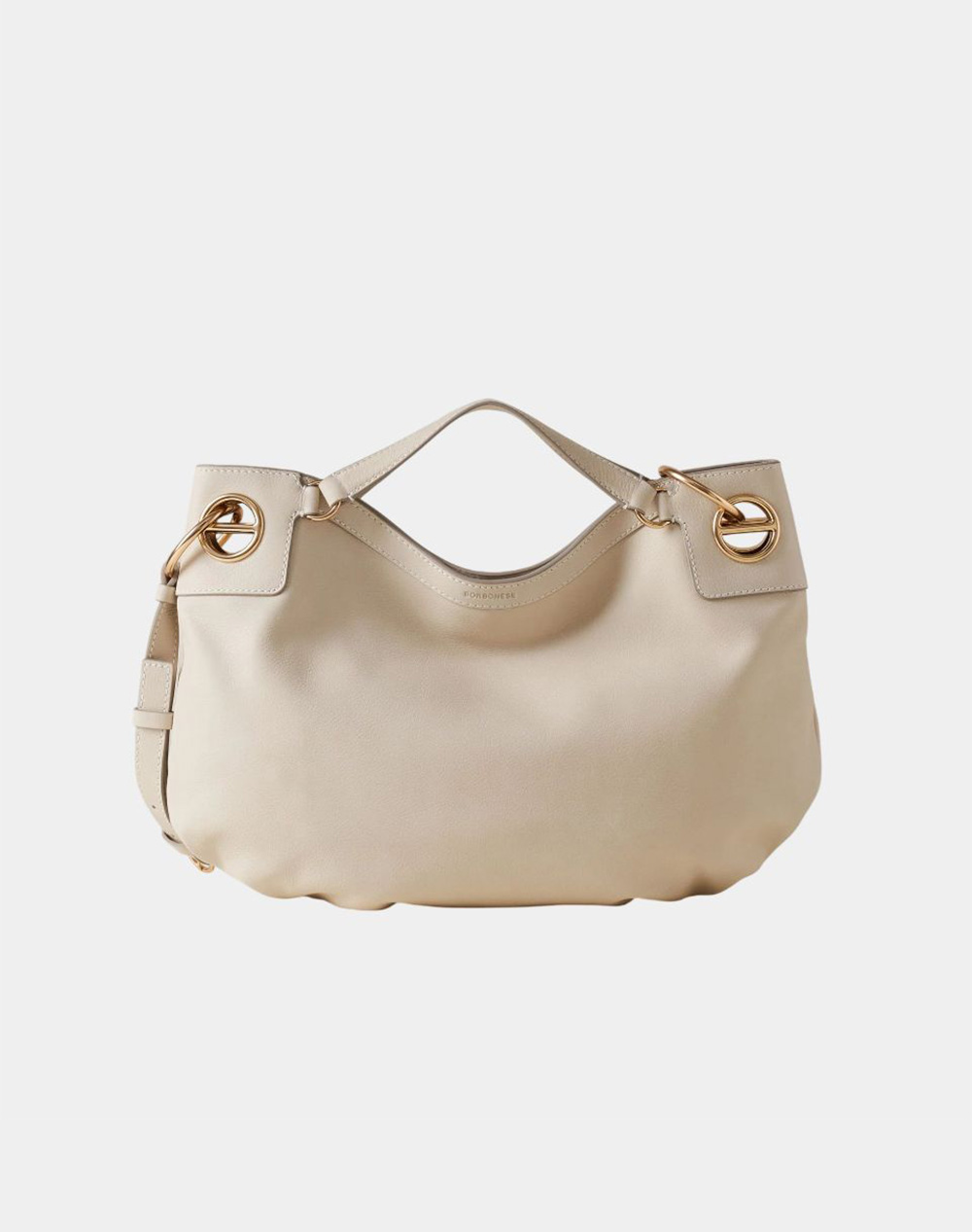 BORBONESE BORBONESE HANDBAG LEATHER(L)NY,PU ITAL.ORIGIN P2691010262-0197-927 OffWhite