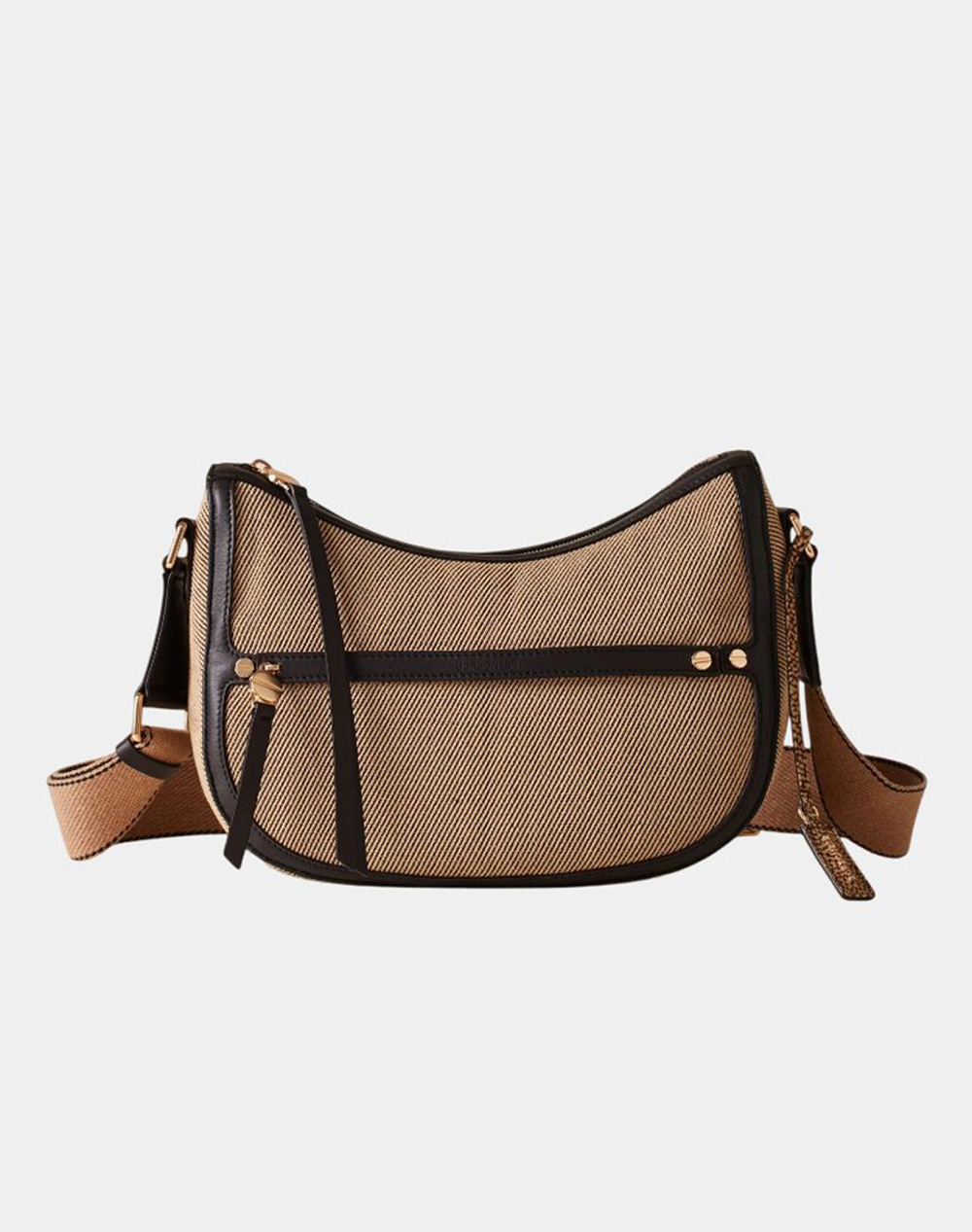 BORBONESE BORBONESE LUNA BAG 100%CO(L)NY-PU ITAL.ORIGIN P2691010234-0225-943 SandyBrown