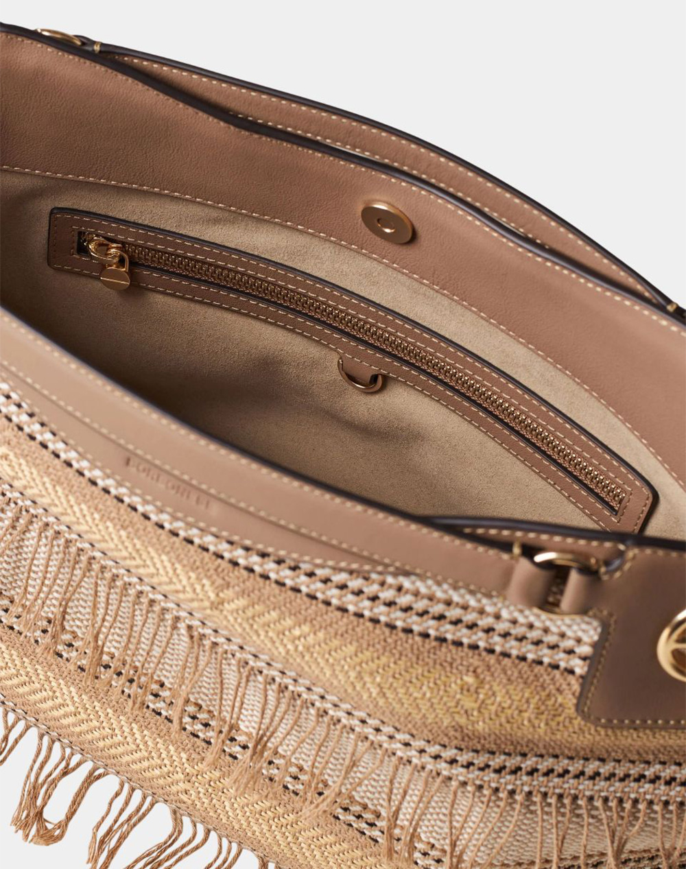 BORBONESE BORBONESE HANDBAG 66%CO19%PL15%FIBRES IT.ORIGIN P2691010262-0212-A92 Mixed φωτογραφία