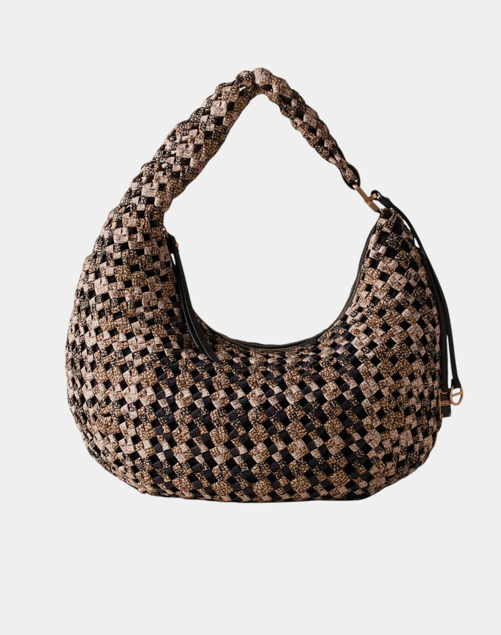 BORBONESE BORBONESE HOBO BAG PL(L)PL(T)LEATHER ITAL.ORIGIN P26924827-0186-131 Multi