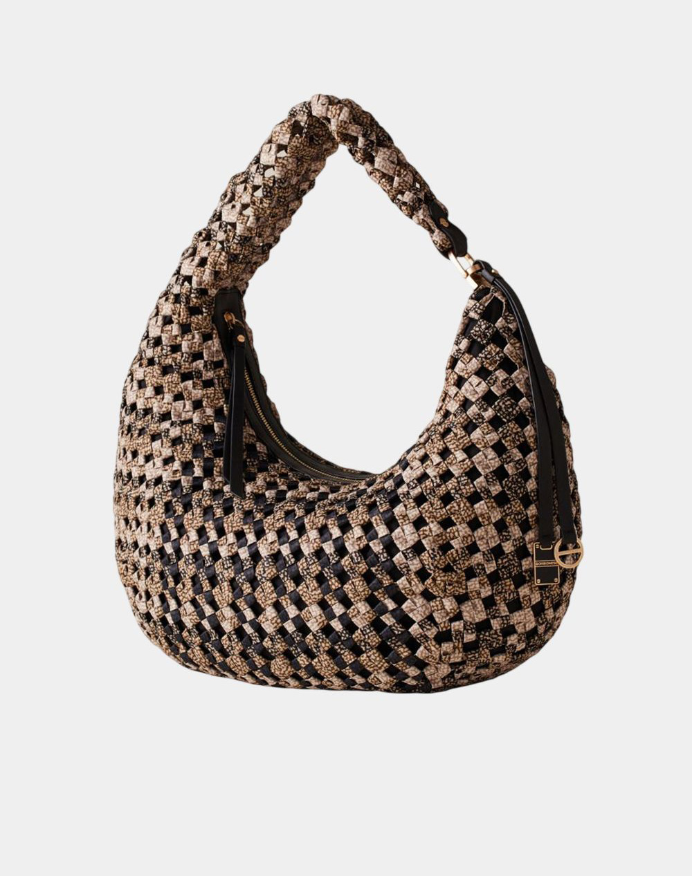 BORBONESE BORBONESE HOBO BAG PL(L)PL(T)LEATHER ITAL.ORIGIN P26924827-0186-131 Multi φωτογραφία