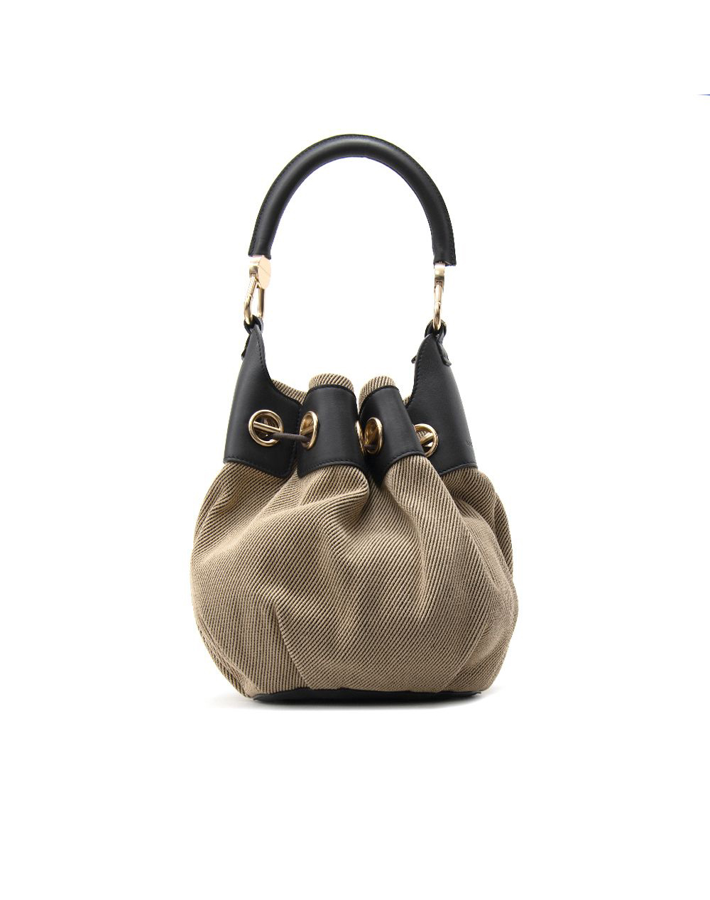 BORBONESE BORBONESE BORBONESE BUCKET BAG 100%CO(L)NY-PU ITAL.ORIGIN P2691010224-0225-943 Mixed - 2