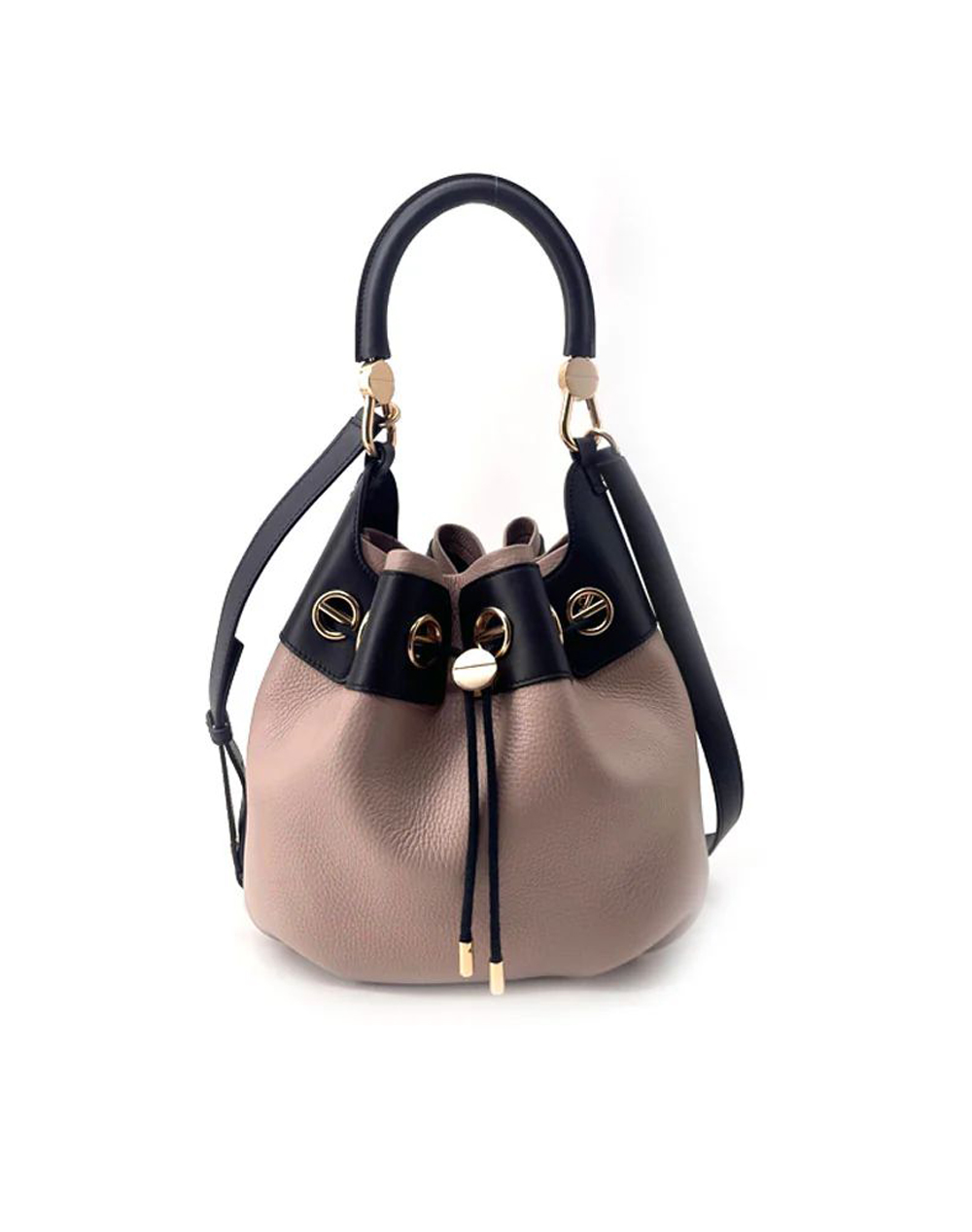BORBONESE BORBONESE BUCKET BAG 100%LEATHER ITAL.ORIGIN P2691010224-0219-941 Mixed