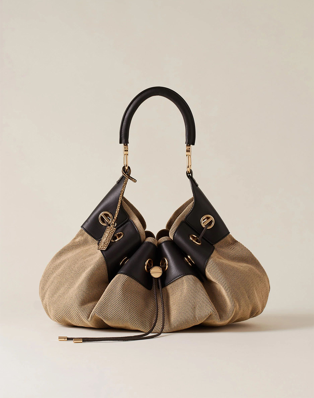 BORBONESE BORBONESE HOBO BAG 100%CO(L)NY-PU ITAL.ORIGIN P2691010223-0225-943 Mixed