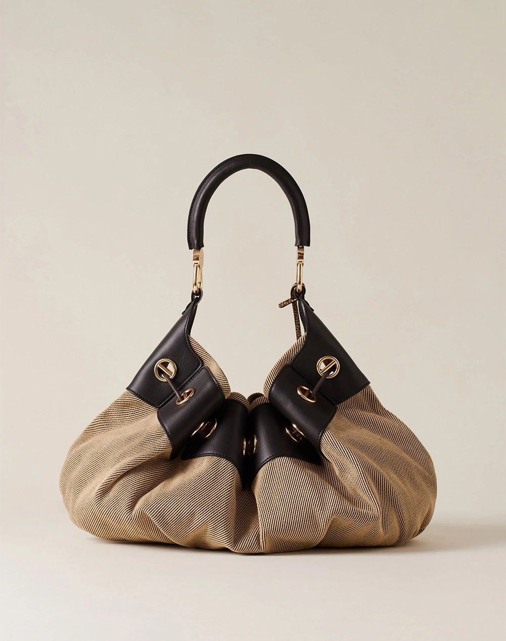 BORBONESE BORBONESE BORBONESE HOBO BAG 100%CO(L)NY-PU ITAL.ORIGIN P2691010223-0225-943 Mixed - 2