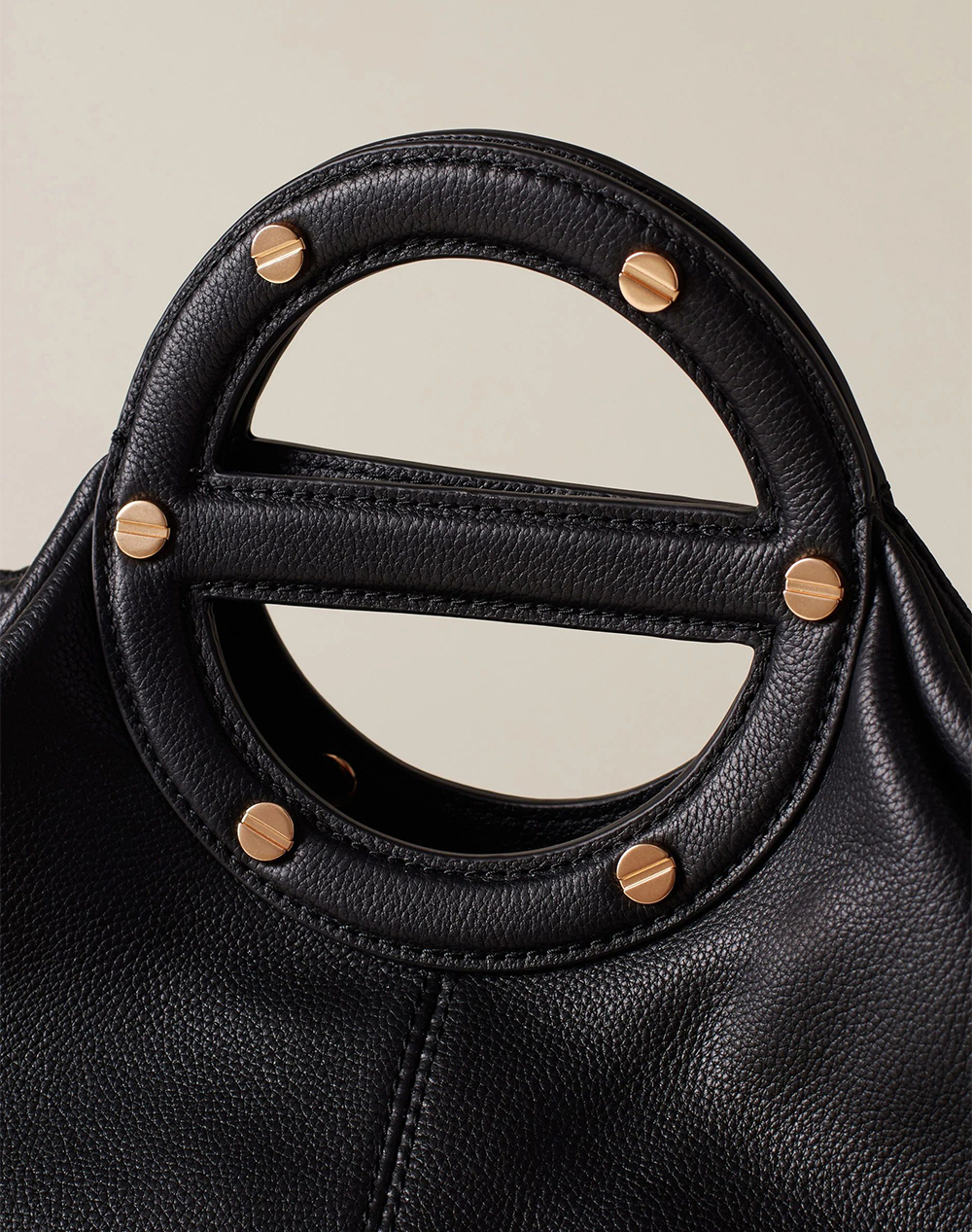 Borbonese Handbag Leather(L)Pl Pe Ital Origin P2691010211-0215-100 Black Γυναικεία αξεσουάρ τσάντες Politikos Shop Πολιτικός
