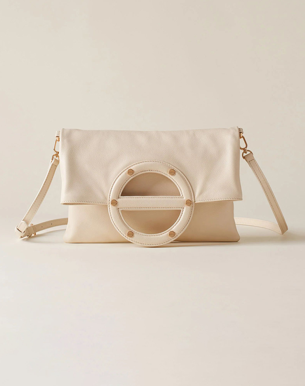 BORBONESE BORBONESE CROSS BAG LEATHER(L)PL,PE ITAL.ORIGIN P2691010217-0215-927 Ivory