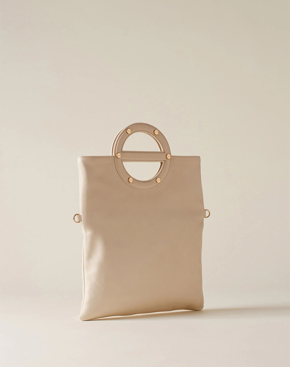 BORBONESE BORBONESE BORBONESE CROSS BAG LEATHER(L)PL,PE ITAL.ORIGIN P2691010217-0215-927 Ivory - 3