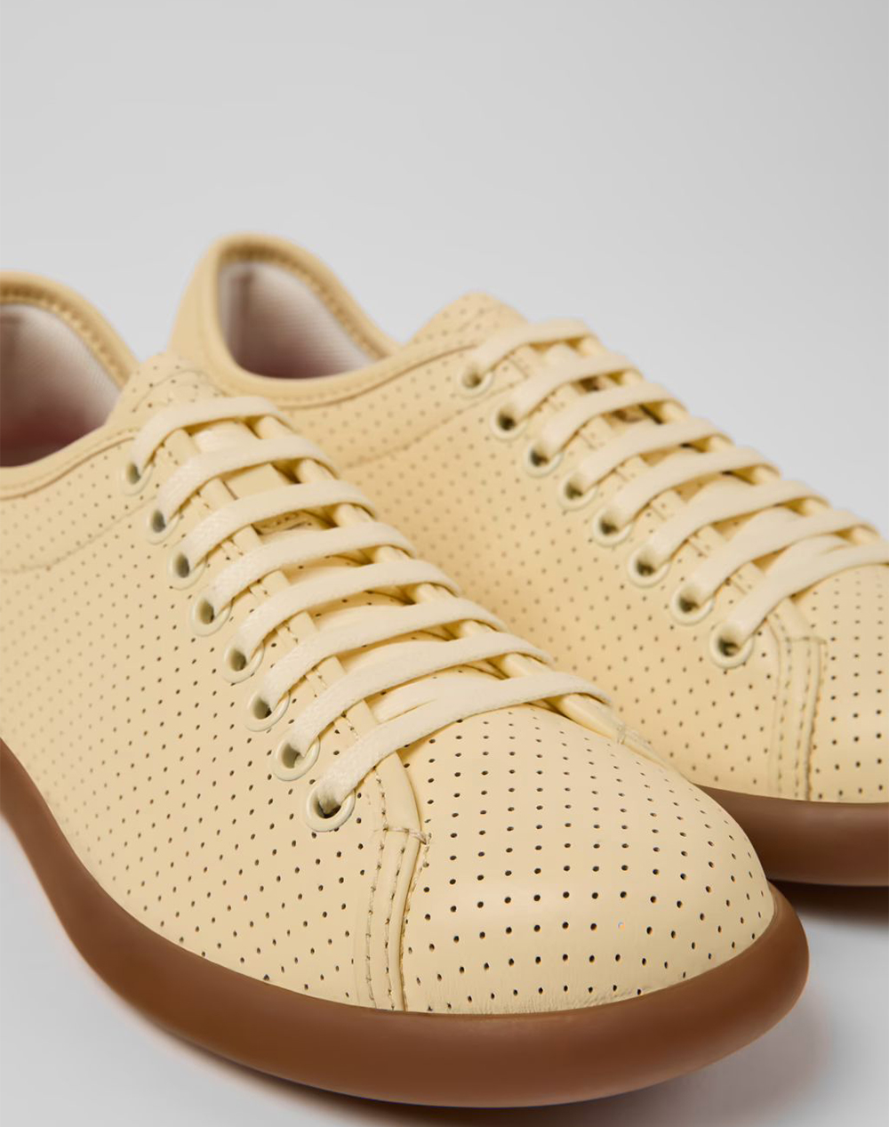 CAMPER CAMPER Gobi Perforated Flora/PSoller Miel K201668-018-018 Yellow - 2