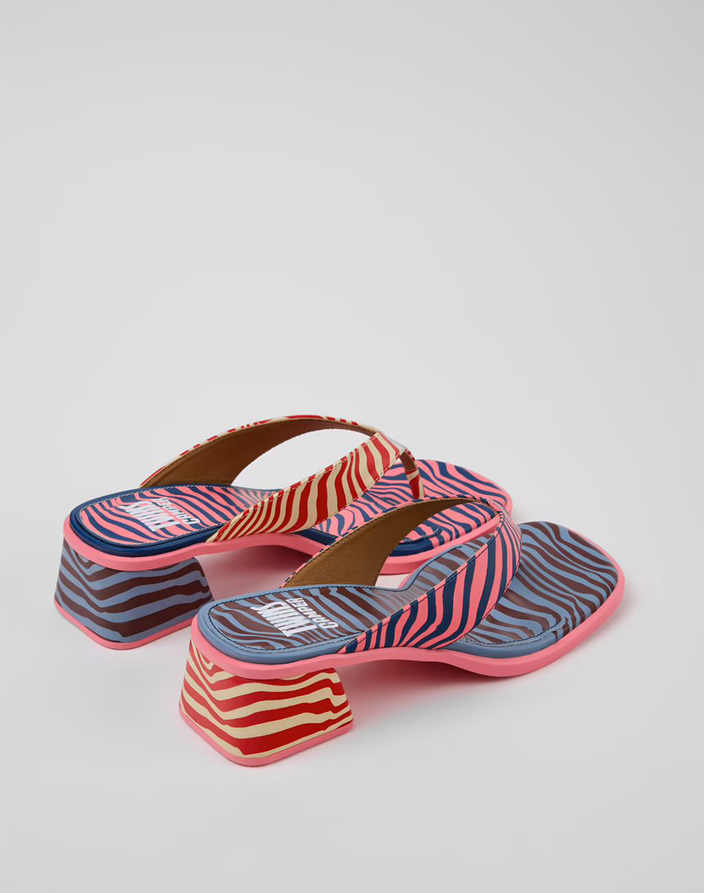 Camper Gobi Nudo-Flora Stripes Kos Sandia-Flora K201912-002-002 Multi Γυναικεία παπούτσια Εσπαντριγιες Σανδαλια Politikos Shop Πολιτικός