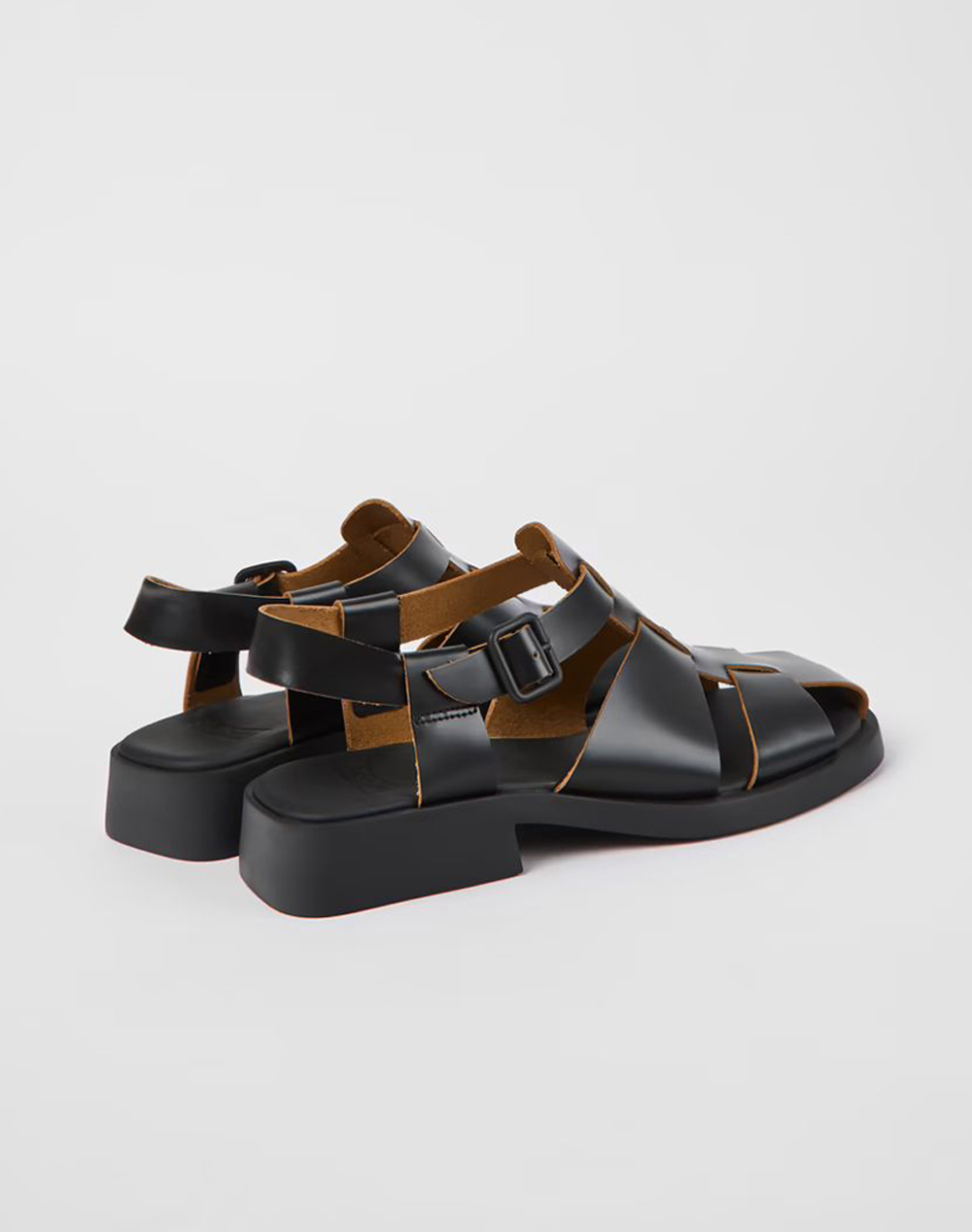 Camper Docko Negro Dana K201489-001-001 Black Γυναικεία παπούτσια Εσπαντριγιες Σανδαλια Politikos Shop Πολιτικός
