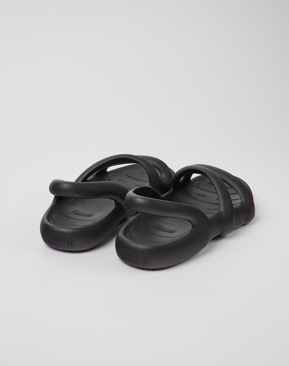 Camper Kobarah Flat Bio Negro Matt K201636-001-001 Black Γυναικεία παπούτσια Εσπαντριγιες Σανδαλια Politikos Shop Πολιτικός