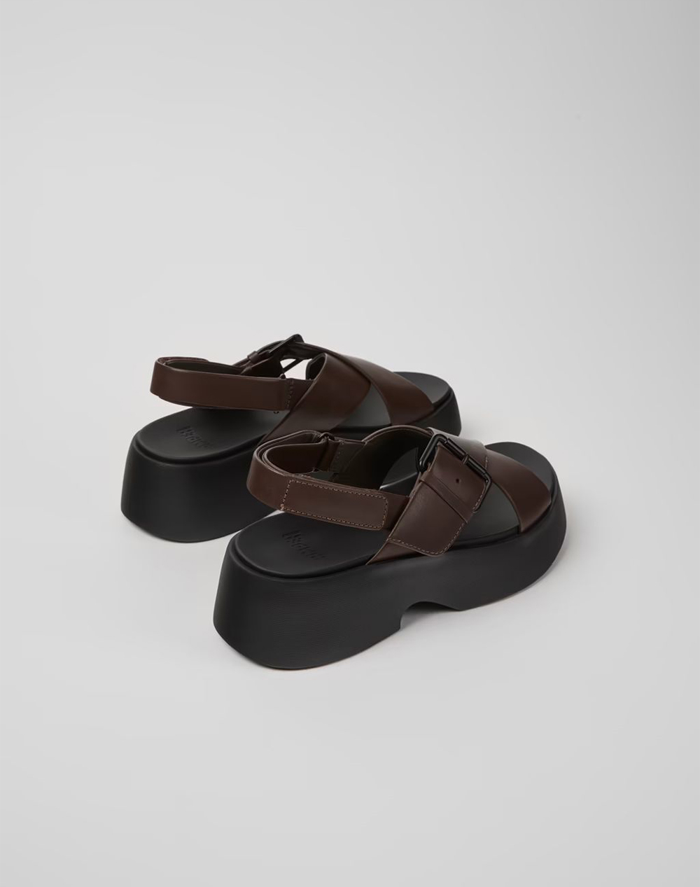 Camper Cruise Oleo Tasha Negro K201860-004-004 Brown Γυναικεία παπούτσια Εσπαντριγιες Σανδαλια Politikos Shop Πολιτικός