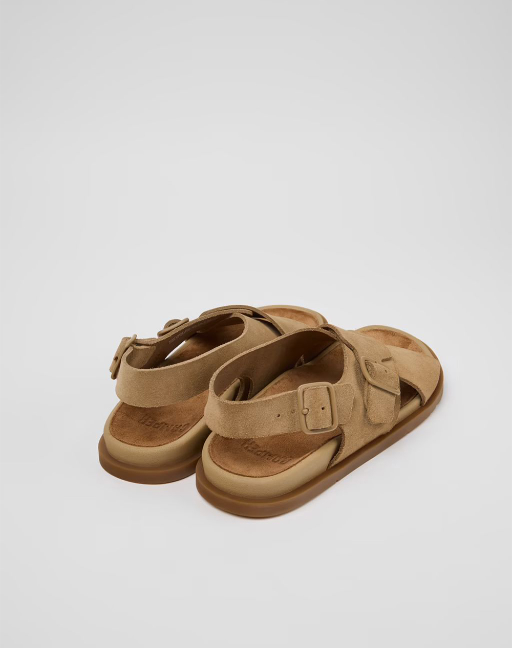 Camper Bekka Oat Llucsand Miel K201880-002-002 Brown Γυναικεία παπούτσια Εσπαντριγιες Σανδαλια Politikos Shop Πολιτικός