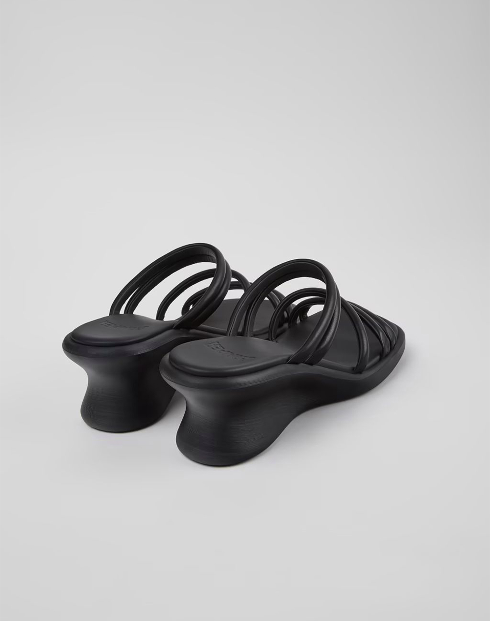 Camper Ultrasoft Negro Lousiesand K201938-001-001 Black Γυναικεία παπούτσια Εσπαντριγιες Σανδαλια Politikos Shop Πολιτικός