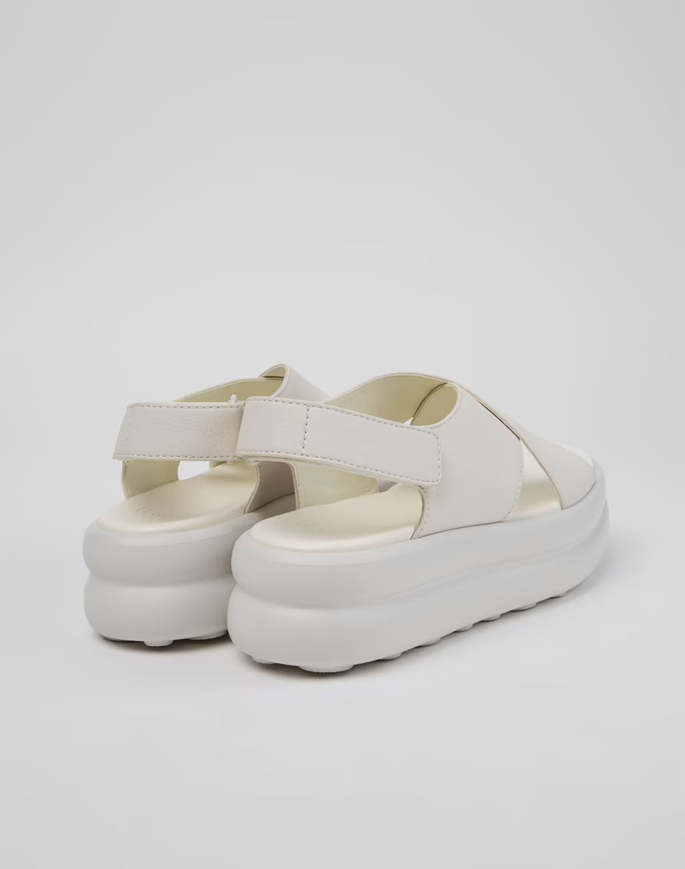 Camper Sella Houston Flotup K201931-002-002 White Γυναικεία παπούτσια Εσπαντριγιες Σανδαλια Politikos Shop Πολιτικός