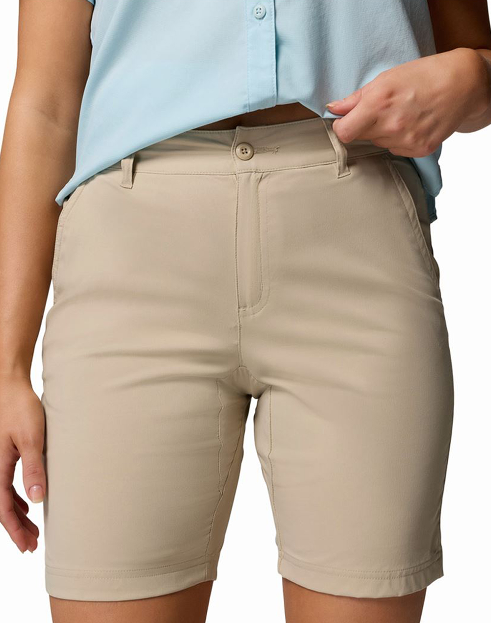 Columbia Γυναικείο Σόρτς Leslie Falls Long Short Ii Cs32-2119193-271 Biege Γυναικεία αθλητικά ρούχα Σορτς Βερμουδα Politikos Shop Πολιτικός