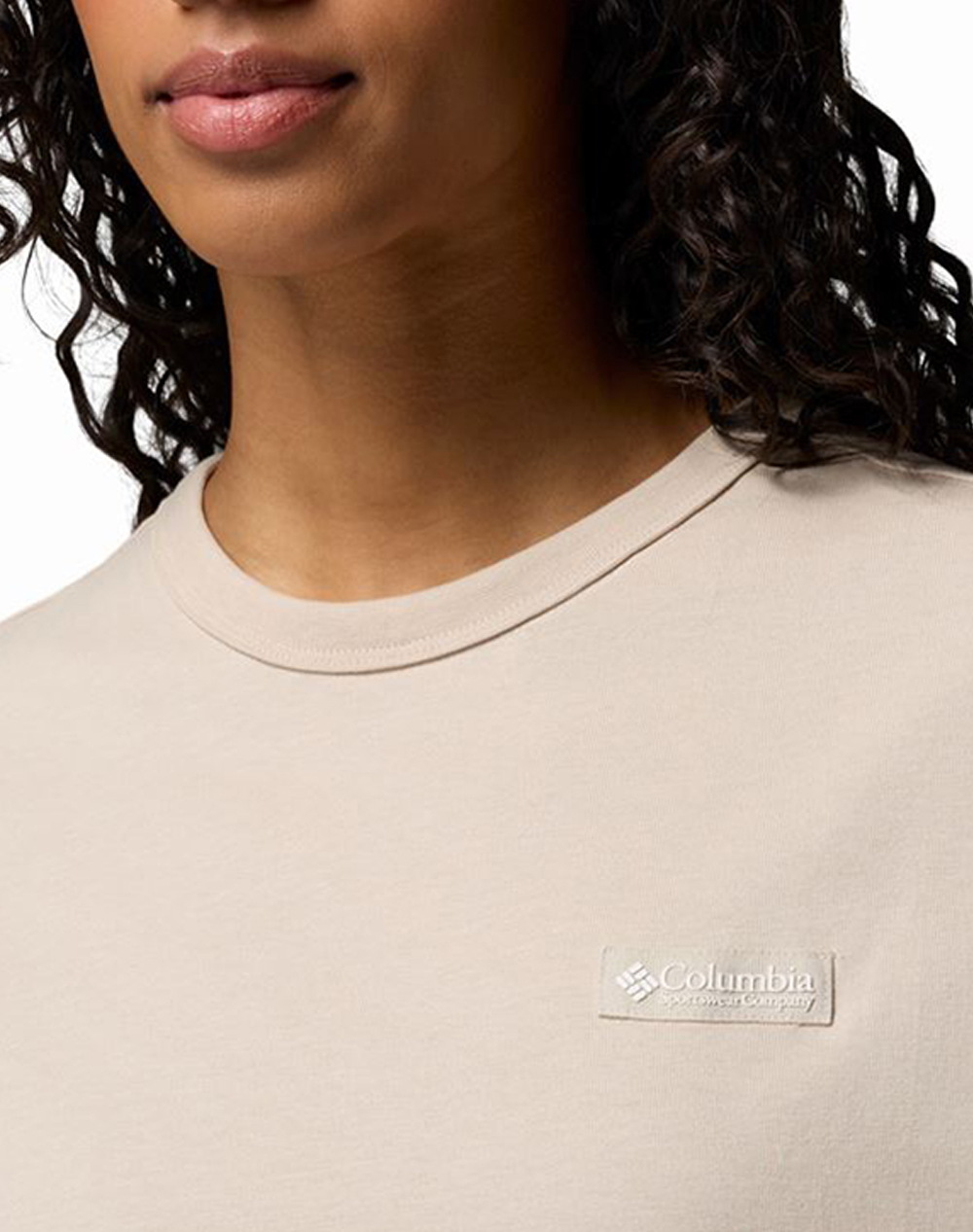 Columbia Γυναικεία Μπλούζα Csc Heavyweight Tee Ce33-2154971-278 Biege Γυναικεία ρούχα μπλούζες Τ-Shirt Politikos Shop Πολιτικός