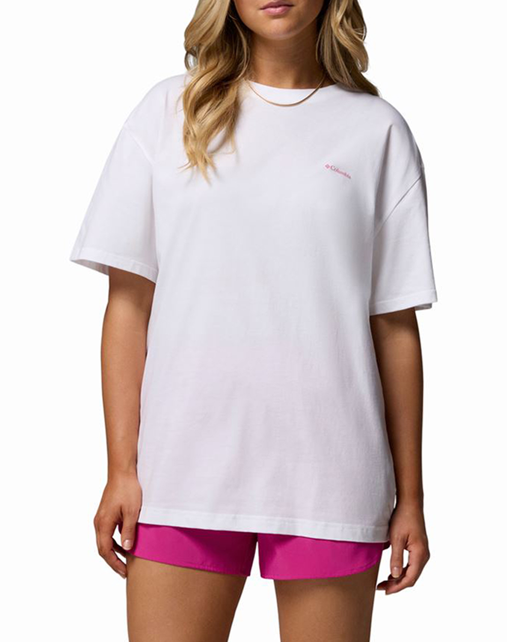 COLUMBIA Γυναικεία Μπλούζα Rolling Bend™ Graphic Oversized Tee CE33-2120031-104 White