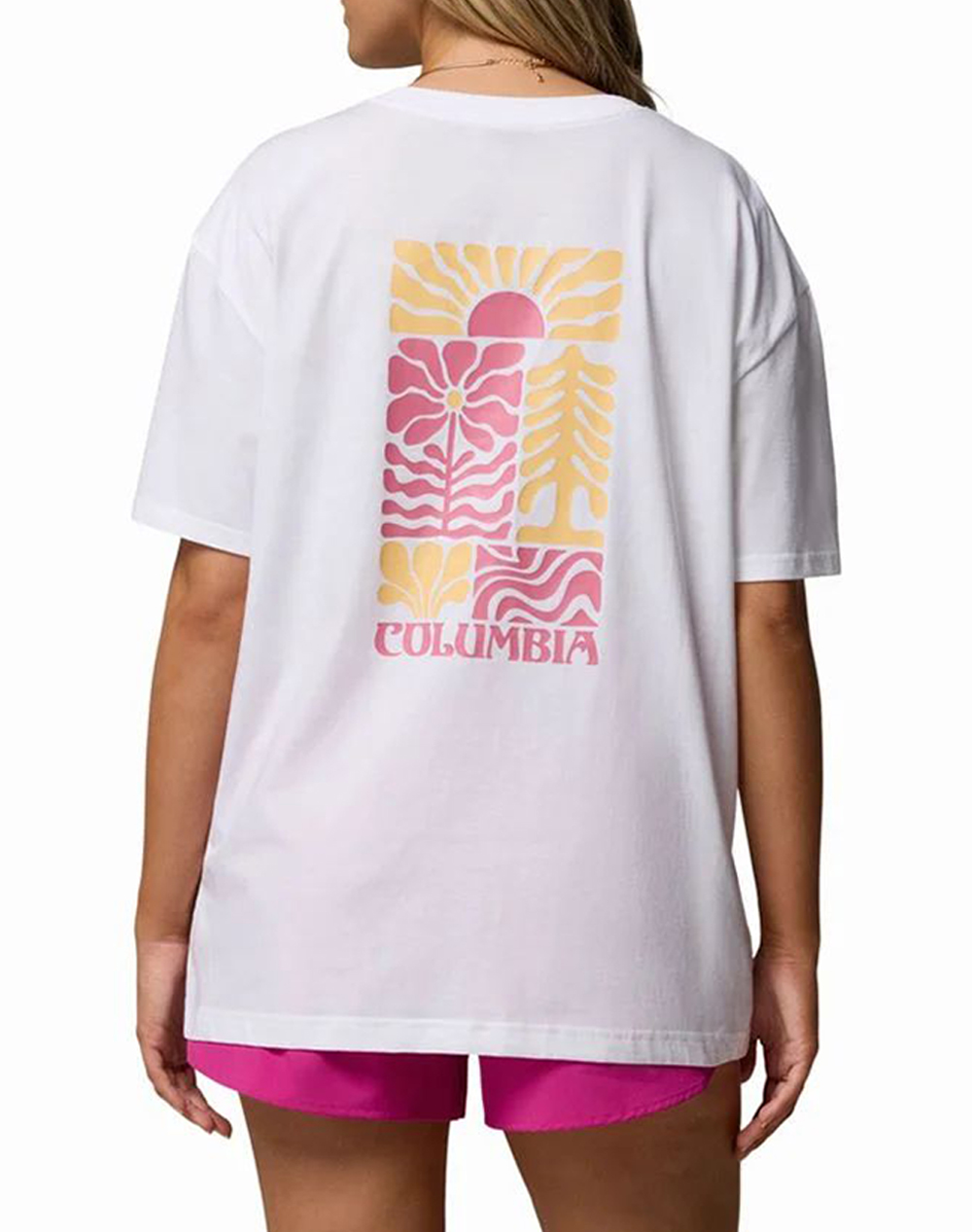 COLUMBIA COLUMBIA Γυναικεία Μπλούζα Rolling Bend™ Graphic Oversized Tee CE33-2120031-104 White - 2