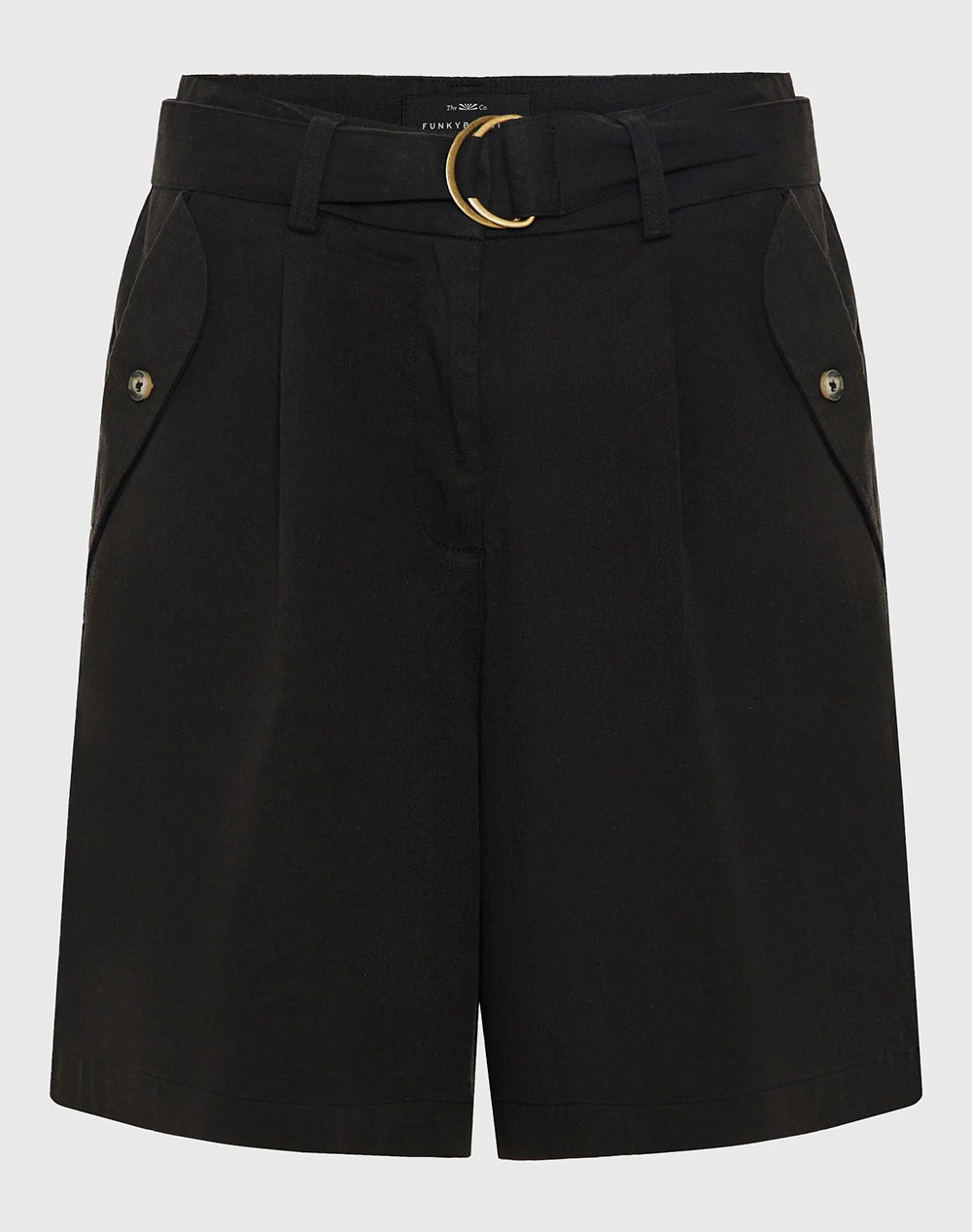 FUNKY BUDDHA Shorts FBL013-103-03-BLACK Black