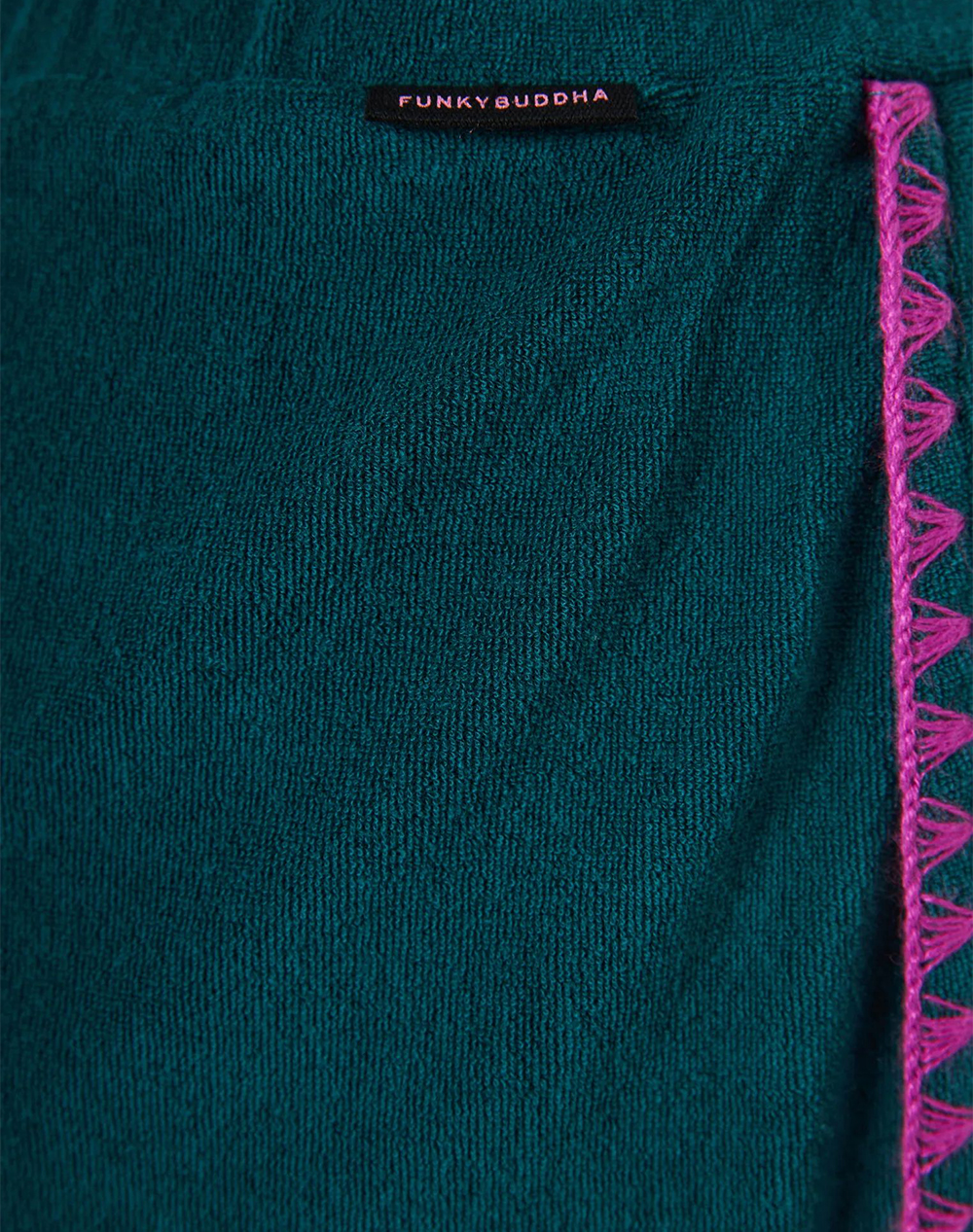 FUNKY BUDDHA FUNKY BUDDHA Shorts FBL013-106-03-EMERALD Petrol - 2